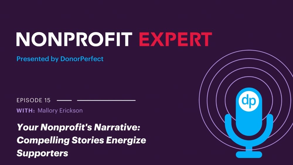 Nonprofit Expert Episode 15 - Your Nonprofit's Narrative: Compelling Stories Energize Supporters