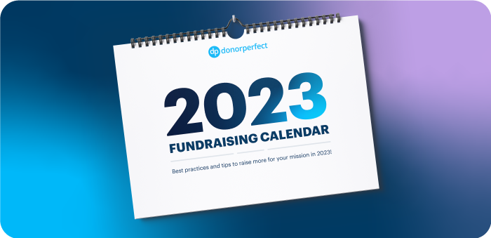 2023 Fundraising Calendar Mockup