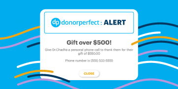 DPCC23 DonorPerfect Major Gifts session banner