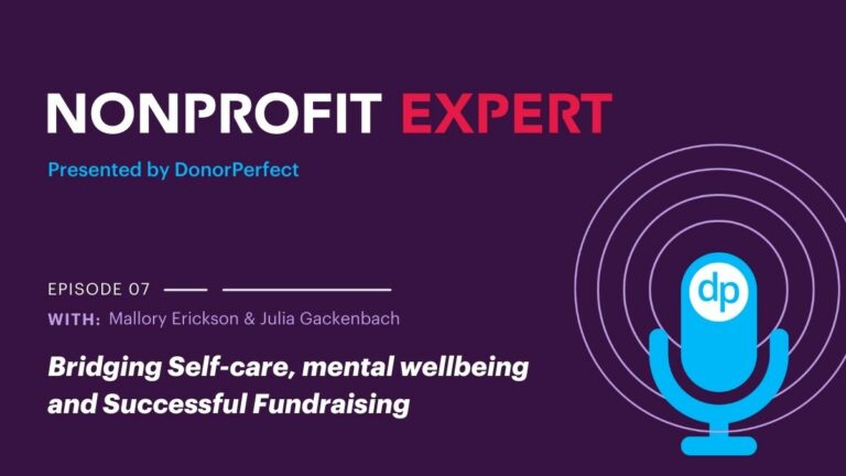 Episode 7: Bridging Self-care, mental wellbeing and Successful Fundraising with Mallory Erickson