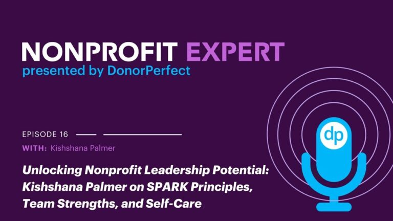 Nonprofit Expert Episode 16 - Unlock Nonprofit Leadership Potential: Kishshana Palmer on SPARK Principles, Team Strengths, and Self-Care