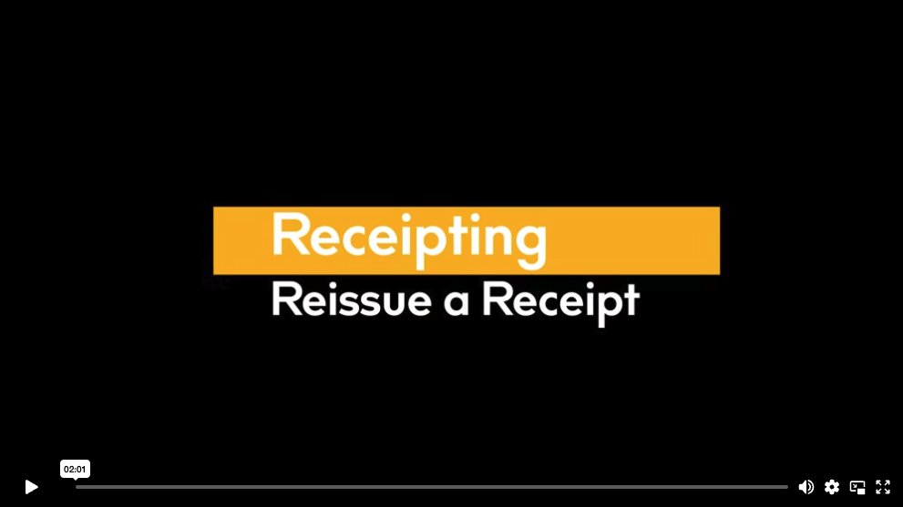 HOW TO: Issue and Reissue Tax Receipts (US and Canada) video thumbnail