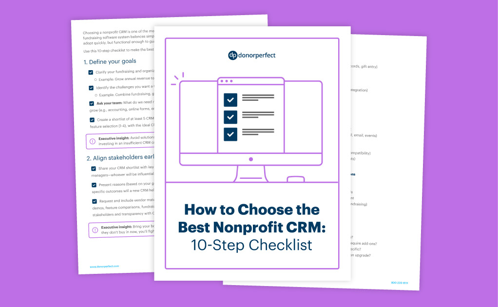 buyer's guide checklist mockup
