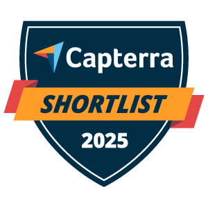 Capterra Shortlist Badge 2025