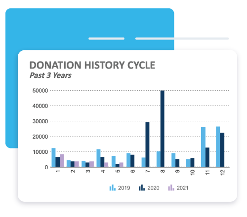 Reporting Graph Donation History