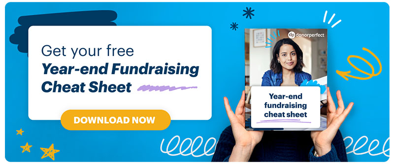  get your free year-end fundraising cheat sheet ad