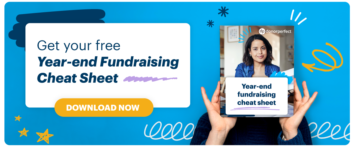 get your free year-end fundraising cheat sheet ad