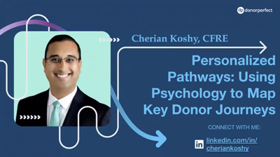 Personalized Pathways: Using Psychology to Map Key Donor Journeys