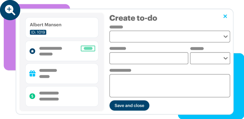 DonorPerfect Create-To-Do panel
