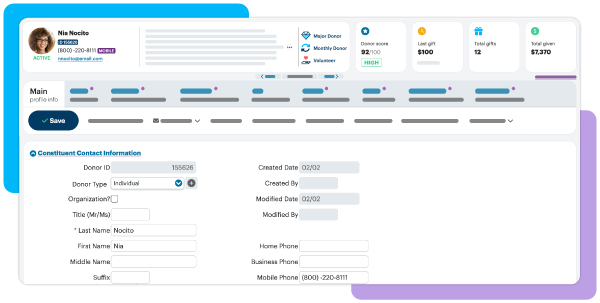 Constituent Tracking Constituent Tracking
