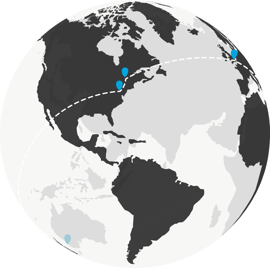 dp international map