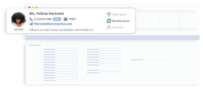 DonorPerfect Profile