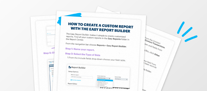 How to Create a Custom Report with the Easy Report Builder Handout image ad