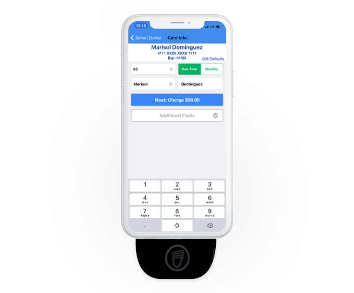 DonorPerfect Card Reader