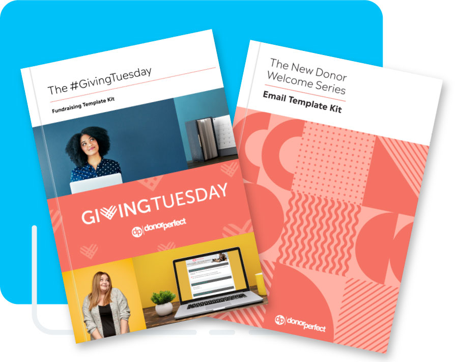 DonorPerfect's Giving Tuesday kits mockup