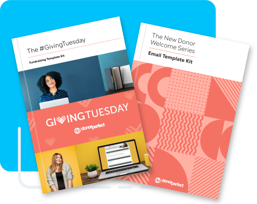 DonorPerfect's Giving Tuesday kits mockup