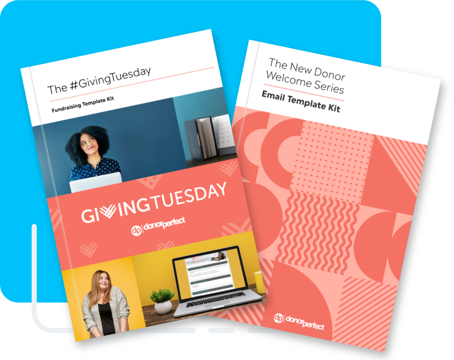 DonorPerfect's Giving Tuesday kits mockup