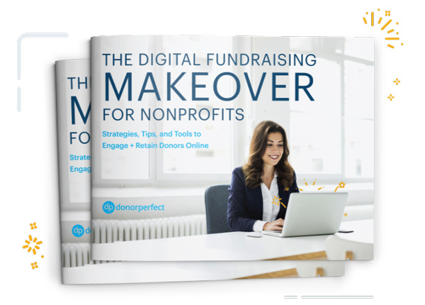 DonorPerfect Resource: Digital Fundraising Makeover ebook mockup