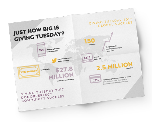 GivingTuesday 2017 giving results infographic