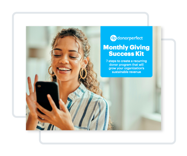 Monthly giving success kit ebook