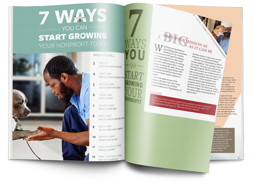 7 Ways to Start Growing Your Nonprofit Today image ad