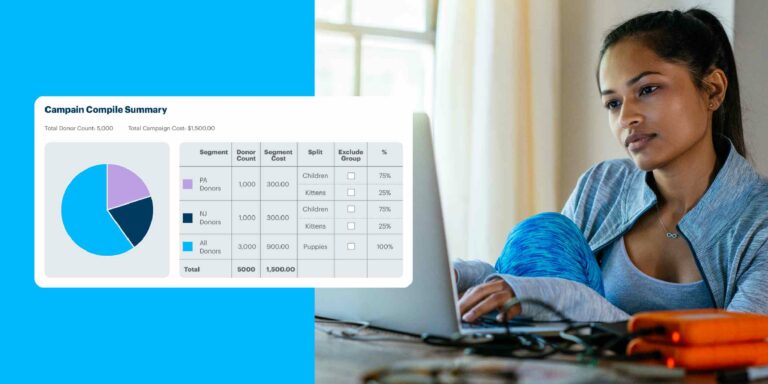 A woman working on Segmentation for OnDemand webinars.