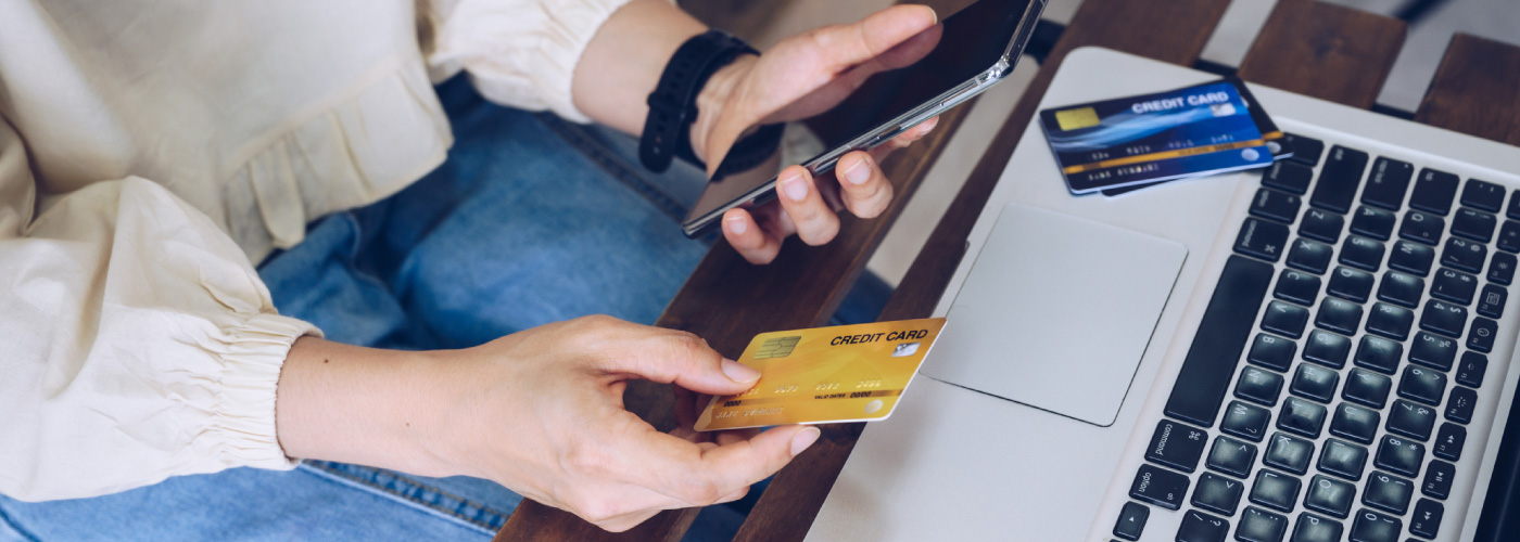 paying online with credit cards