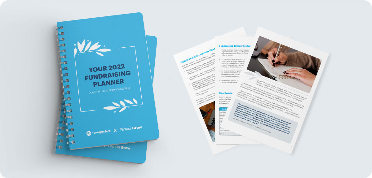 Fundraising Planner Mockup