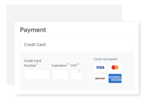 Example Credit Card Donation Entry Screen