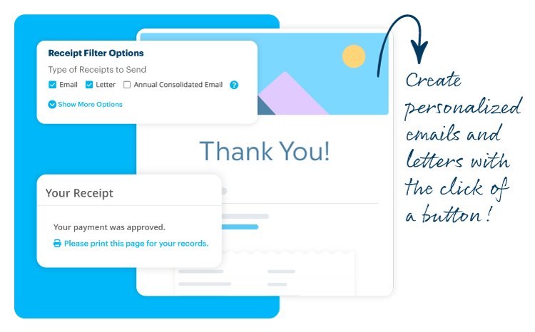 Create personalized emails and letters with the click of a button!