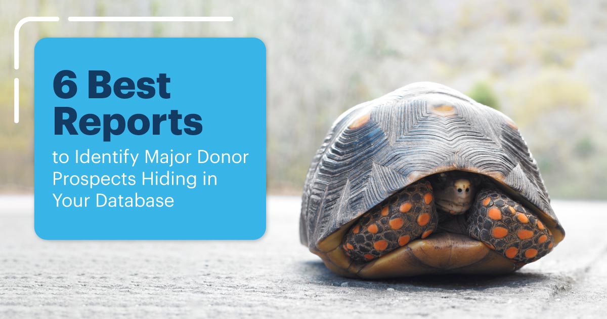6 Best Reports to Identify Major Donor Prospects Hiding in Your Database