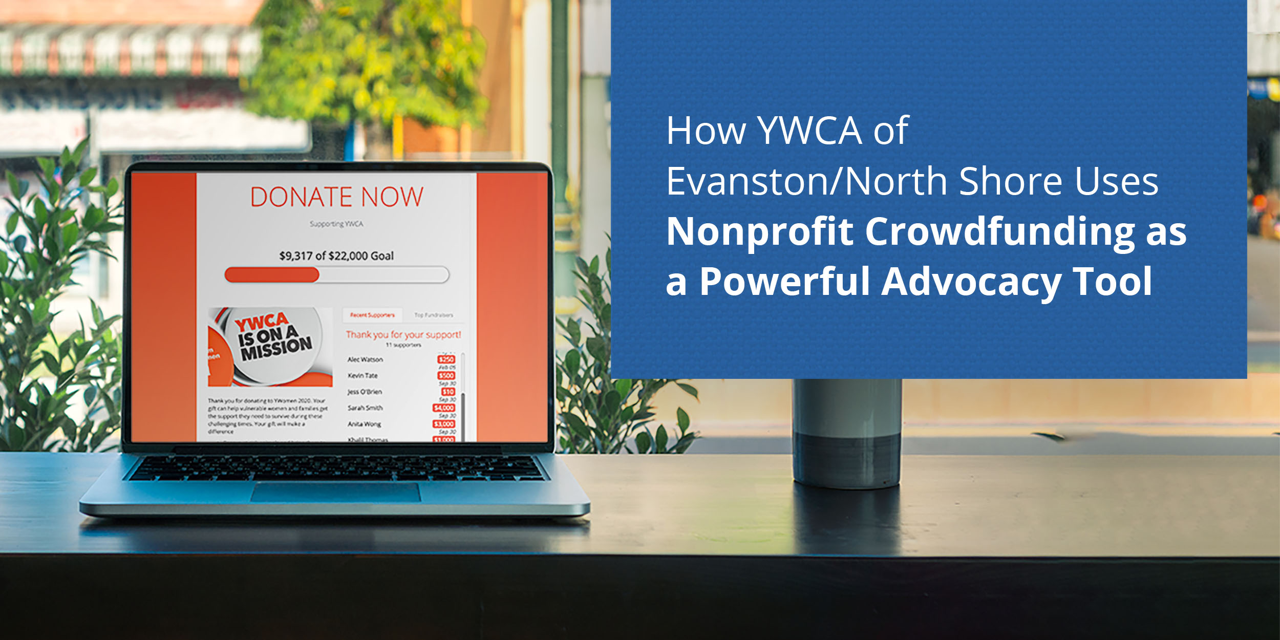 How YWCA of Evanston/North Shore Uses Nonprofit Crowdfunding as a Powerful Advocacy Tool