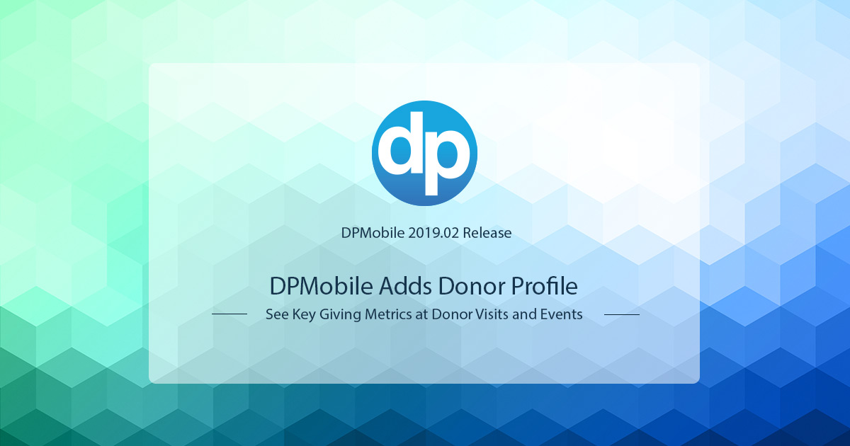 Check your donor’s key giving metrics anywhere, anytime with DPMobile, the free mobile fundraising app from DonorPerfect, now with Donor Profile.
