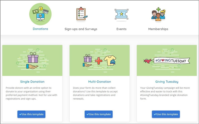 DP Online Form's new Template Library streamlines the process to create online forms.