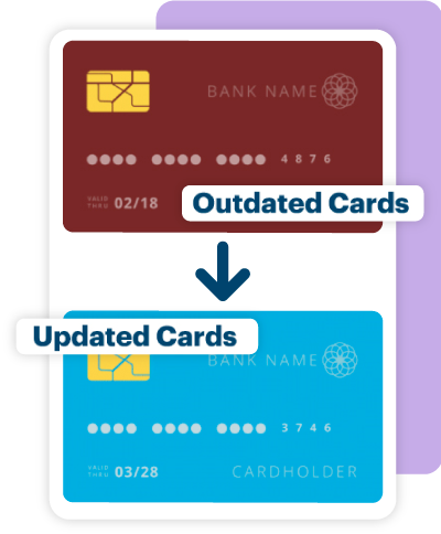 update credit cards automatically with dp account updater
