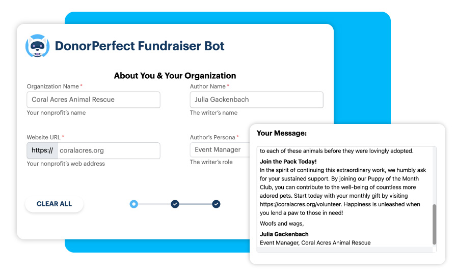 AI Fundraiser Bot
