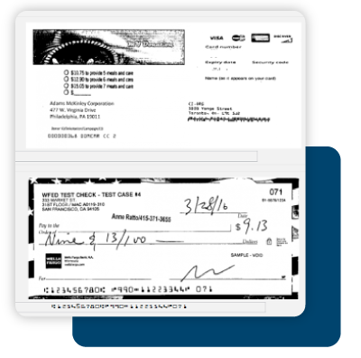 Screenshot of DP Cheque Scan