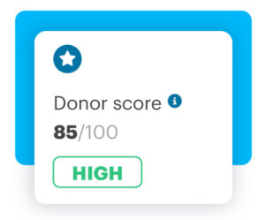 donor score tile