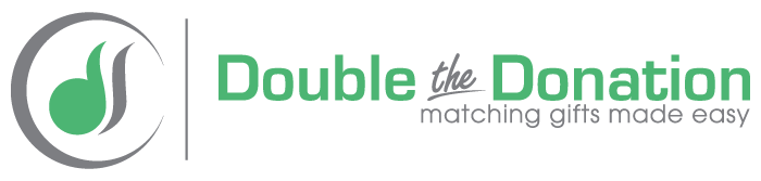 The logo for Double the Donation.