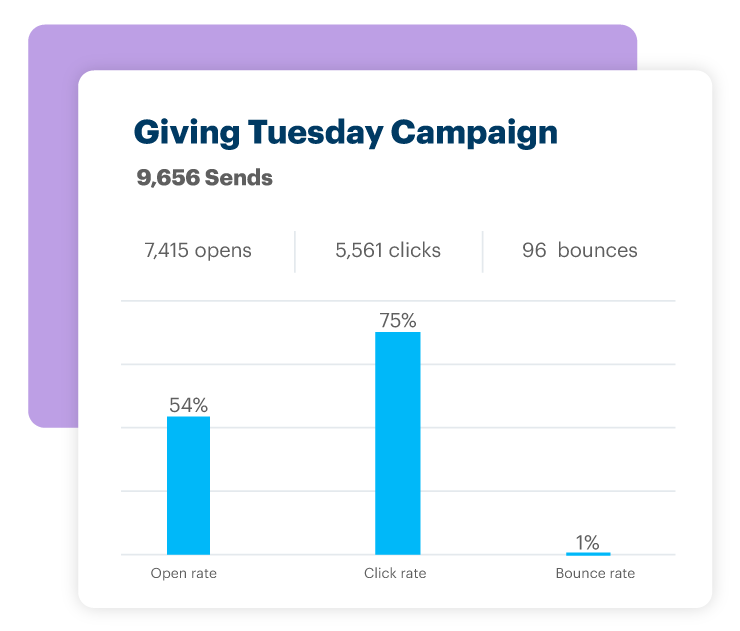 Giving Tuesday Campaign stats