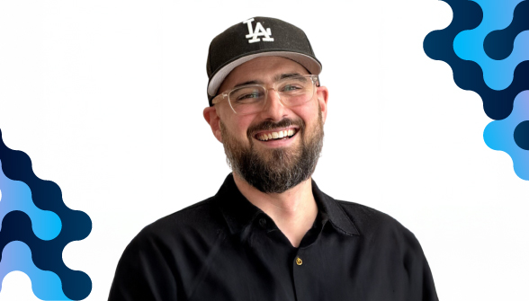 Image of Josh Bloomfield with DPCC 2025 branding