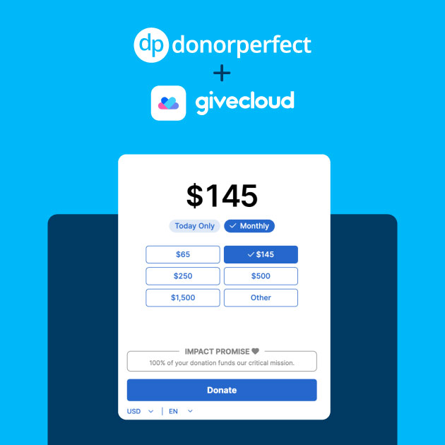 Givecloud and Donorperfect