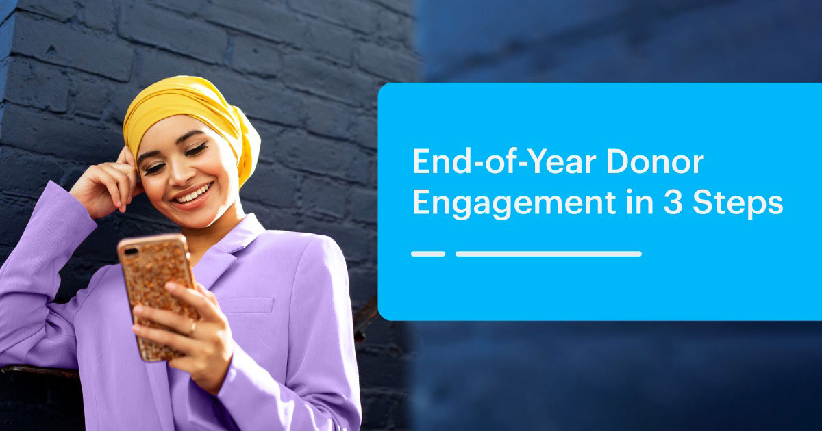 End-of-Year Donor Engagement in 3 Steps header image