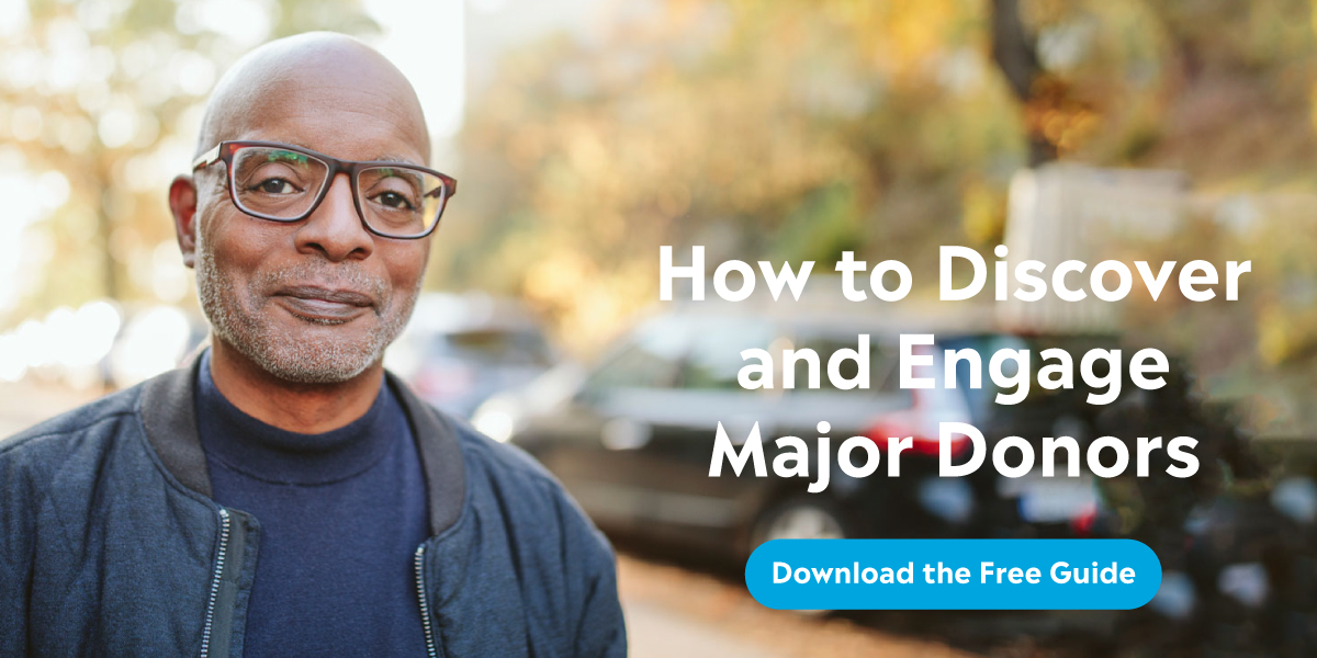 how to discover and engage major donors hero