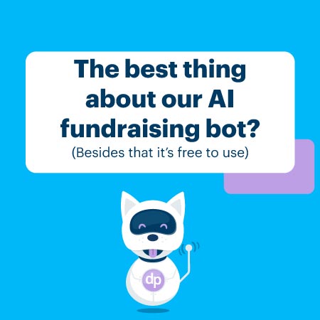 Cover image of the AI fundraising bot video