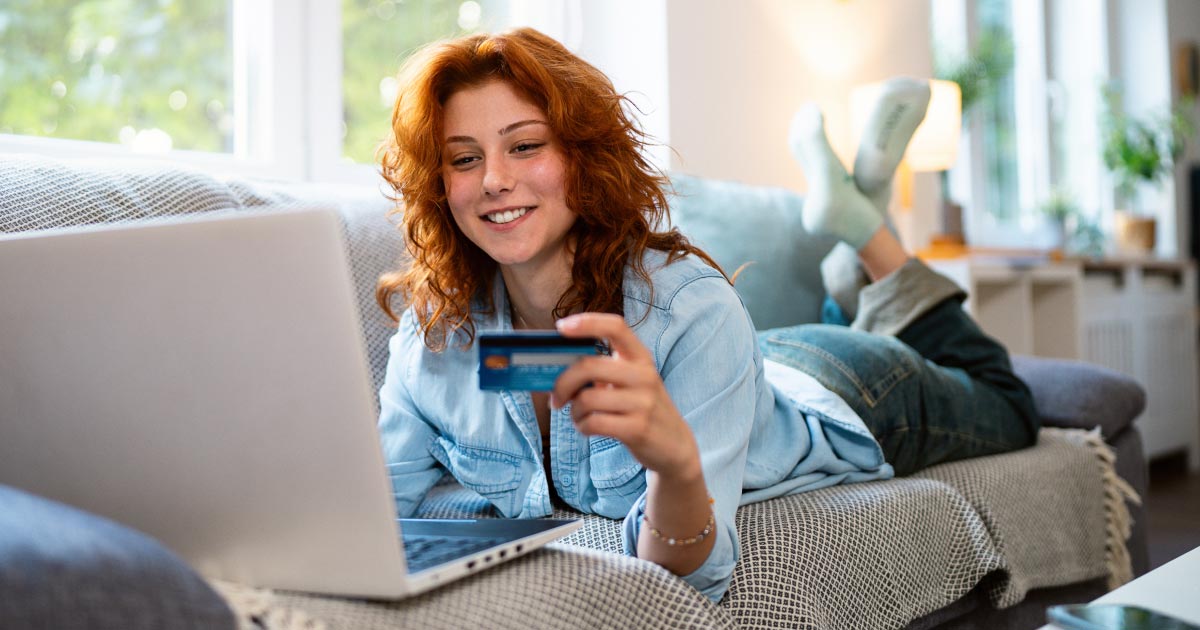 donor giving online with a credit card