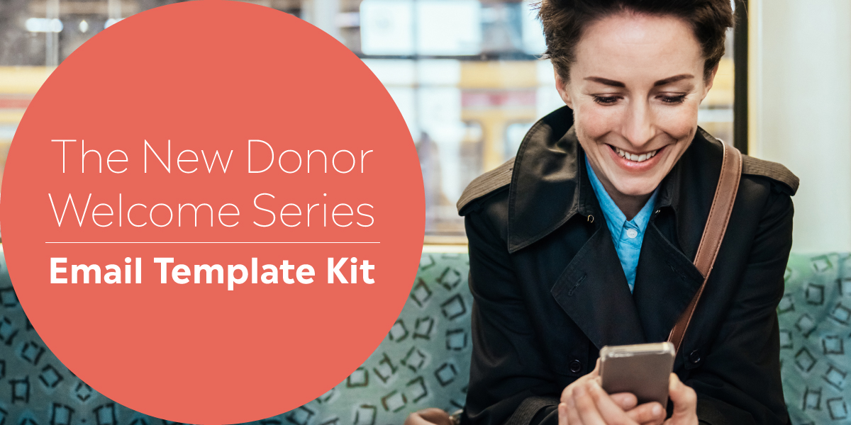 new donor welcome series email template kit