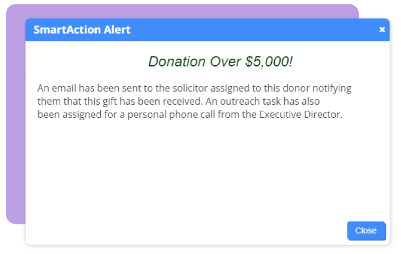 DonorPerfect Smartactions