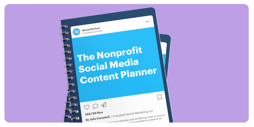 Social Media content planner ebook mockup