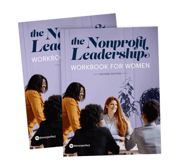 Nonprofit leadership workbook for women mockup